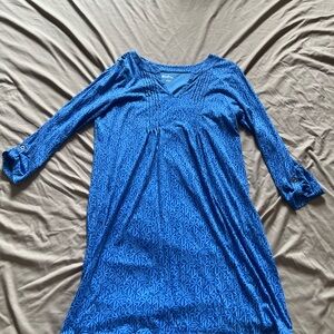 Lilly Pulitzer Vibrant Blue Patterned Top